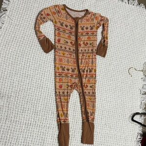 Little Sleepies Autumn Forest Kids Footie